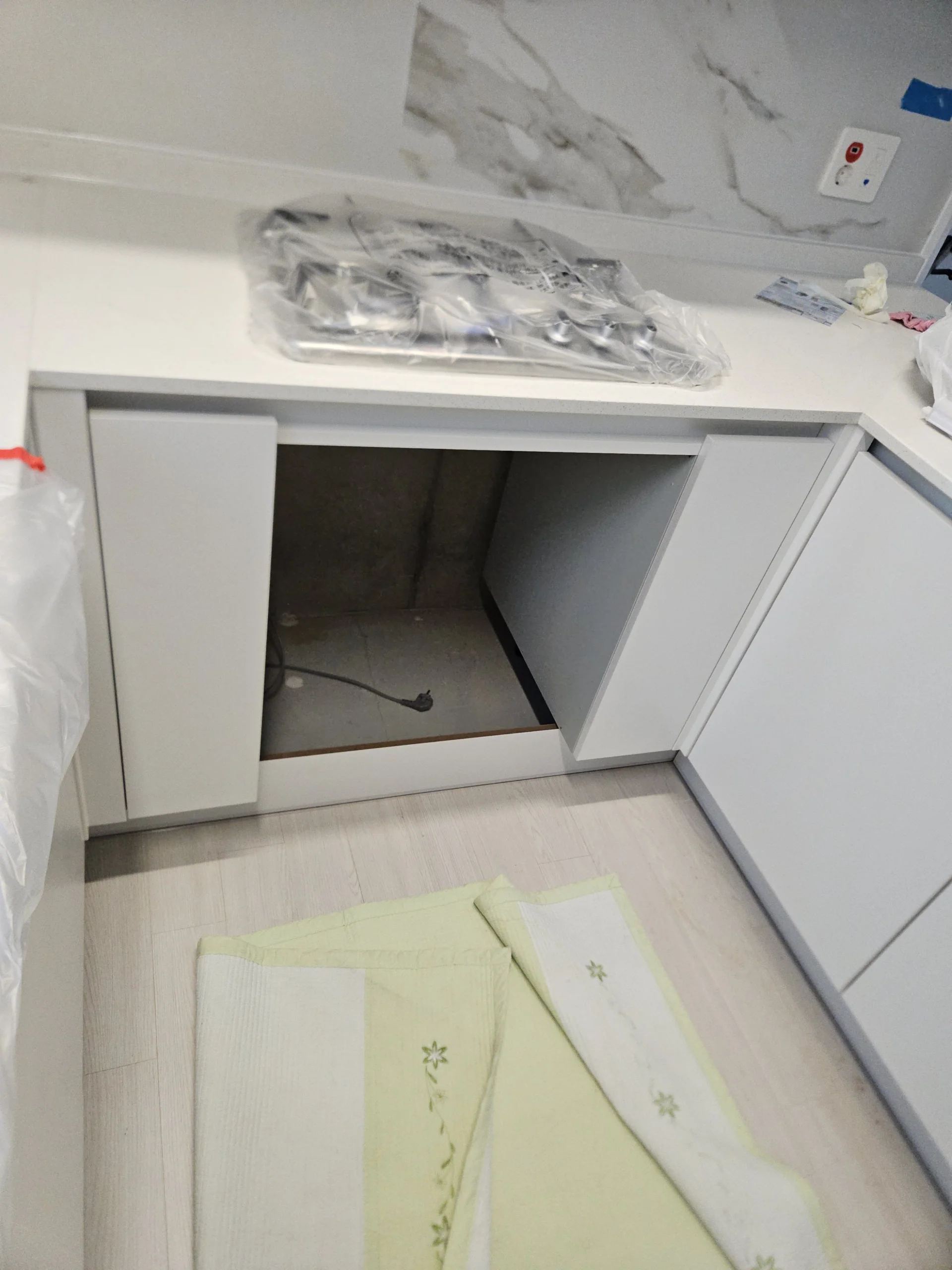 죽전동 주방하부장인테리어 시공 전 사진